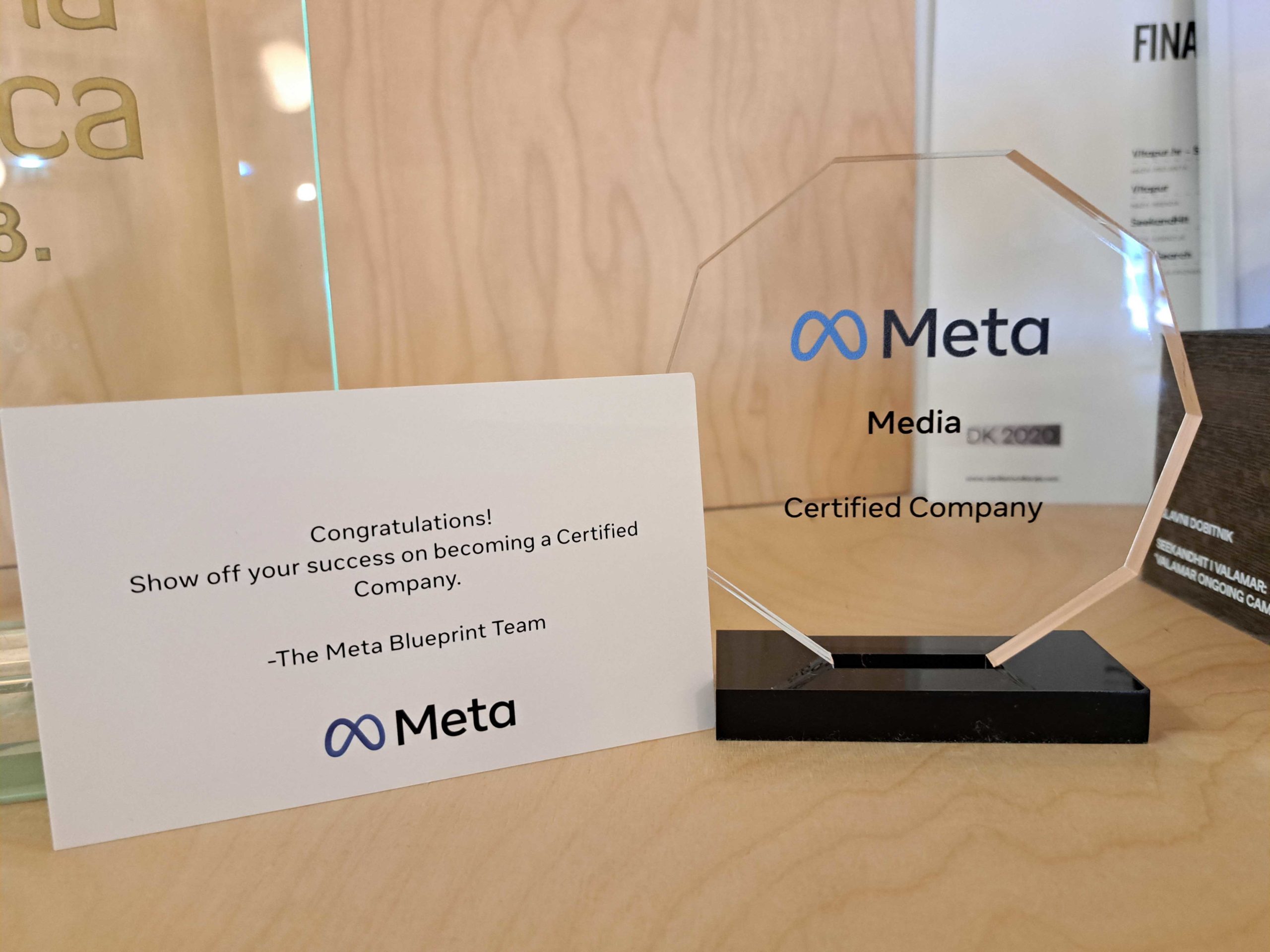 Troféu Meta Certified Company